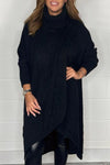 Women's Gorgeous cross over roll neck jumper