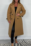 Women's Oversize Wool Look Belted Longline Coat