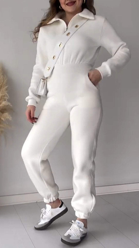 Women's Long Sleeve Jumpsuit