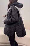 Women's Casual Hooded Long Sleeve Jacket