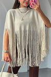 Women's Fringed Sweater Top