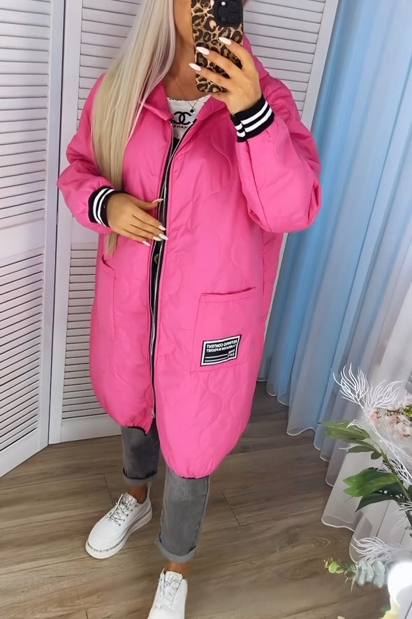 Women's Casual Hooded Long Coat