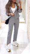 Women's Lapel Long Sleeve Casual Suit