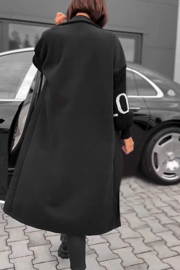 Women's Casual Lapel Long Trench Coat