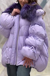 Women's Furry Down Jacket