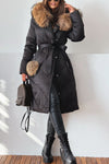 Women's Casual Hooded Long Thick Coat