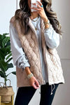 Women's Hooded Sleeveless Casual Cotton Vest Coat