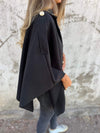 Casual Lapel One-piece Sleeve Jacket