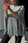 Women's Fringed Sweater Top