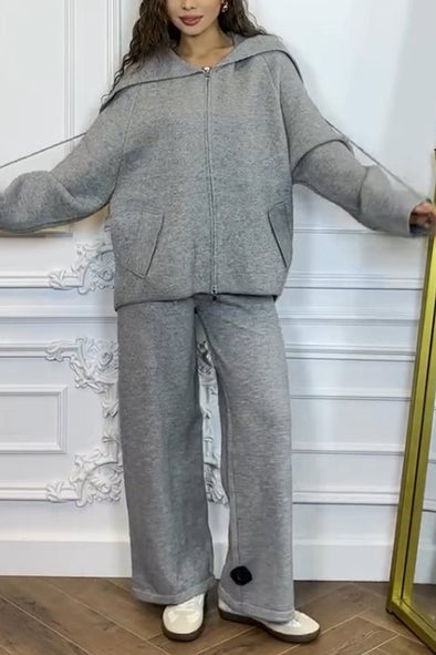 Women's Cardigan Casual Suit