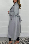 Women's Oversize Wool Look Belted Longline Coat