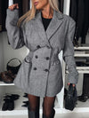 Women's Lapel Waist Casual Suit Jacket