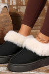 Women's thickened, warm and comfortable outer wear plush snow boots