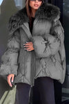 Women's Furry Down Jacket