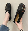 Women's Retro Hollow-out Soft Leather Shoes