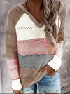 Patchwork Long Sleeve Hoodie Shirts & Tops