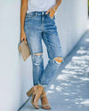trendy ripped jeans