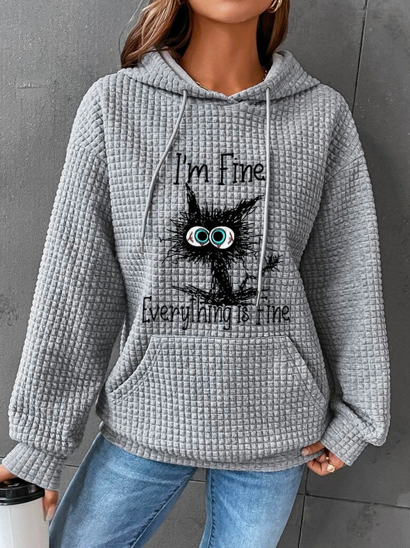 Cat Casual Hoodie Sweatshirt